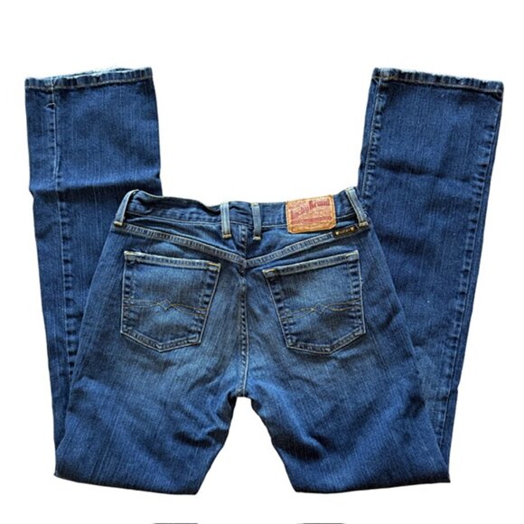 Lucky Brand Women's Straight Leg Jeans - Dark Blue - Picture 6 of 16